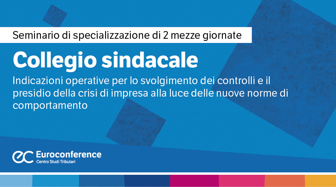 Immagine Collegio sindacale | Euroconference